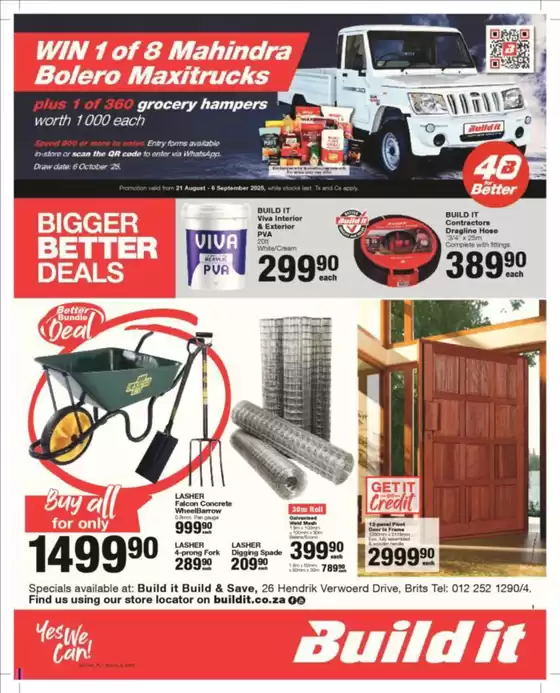 Exclusive bargains