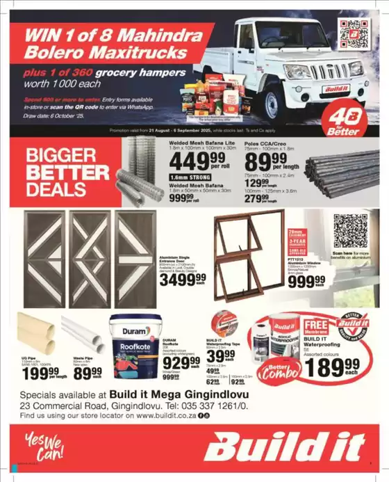 New offers to discover