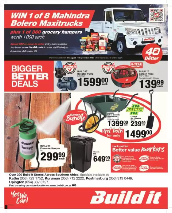 Exclusive bargains
