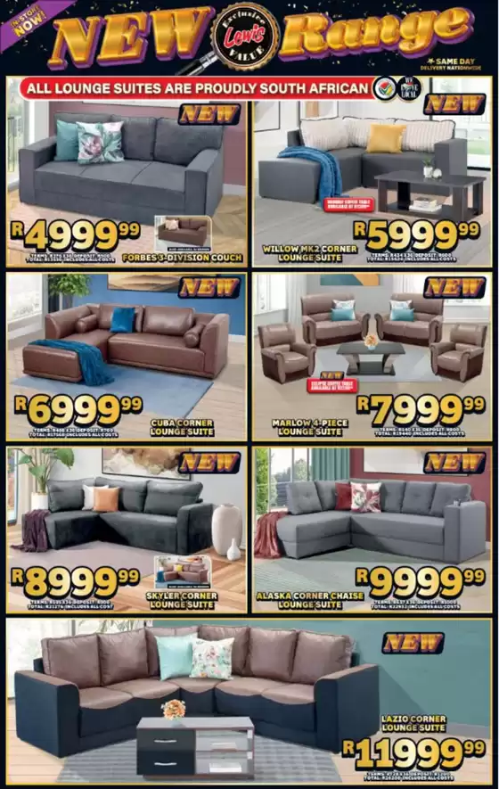 New exclusive range