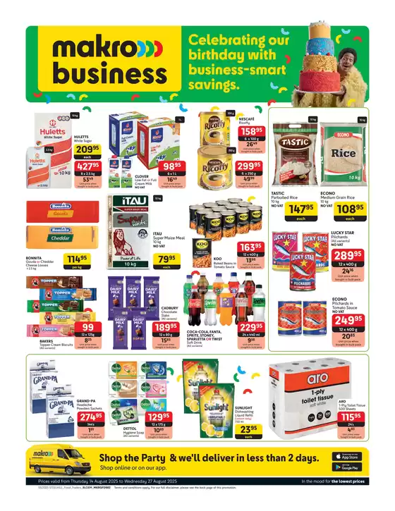 Makro catalogue in Port Elizabeth | Our best deals for you | 2025-08-14T00:00:00.000Z - 2025-08-27T00:00:00.000Z