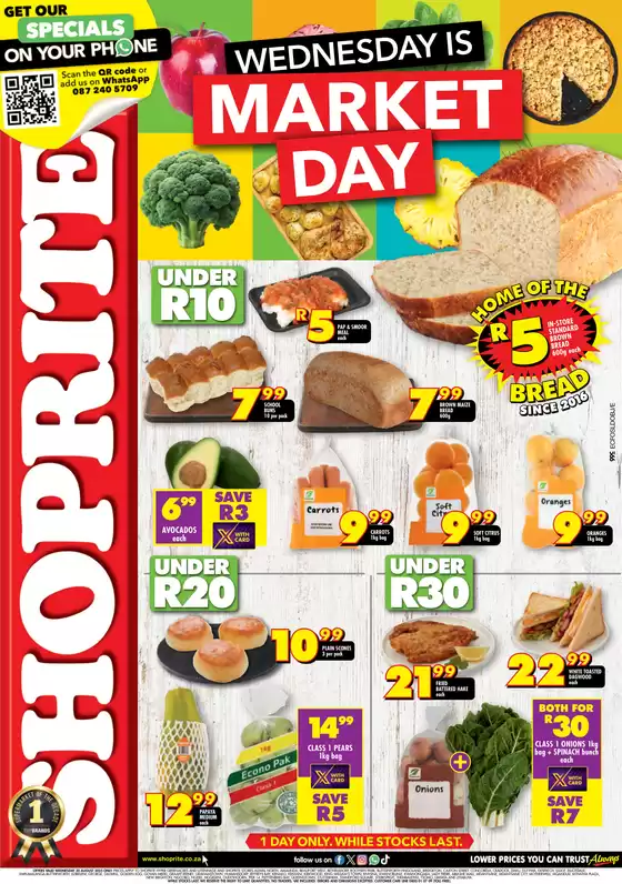 Shoprite catalogue in Grahamstown | Shoprite Market Day Deals Valid 20 August | 2025-08-20T00:00:00.000Z - 2025-08-20T00:00:00.000Z