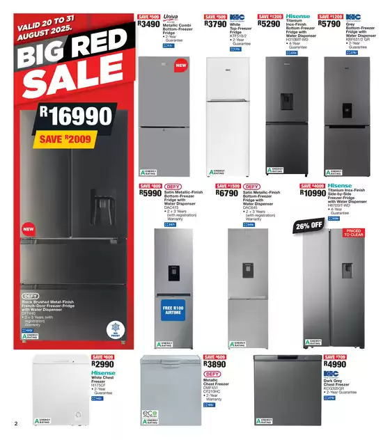 Big Red Sale
