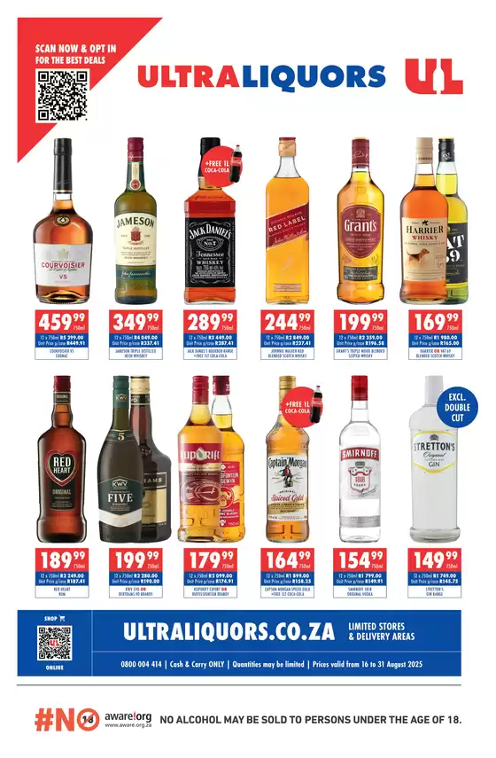 Ultra Liquors Sale