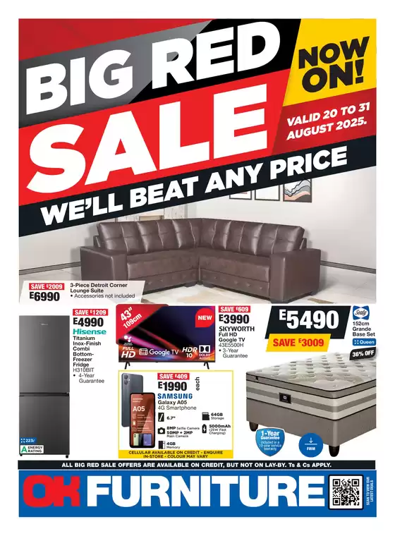 OK Furniture catalogue in Isipingo | Top offers for all bargain hunters | 2025-08-20T00:00:00.000Z - 2025-08-31T00:00:00.000Z