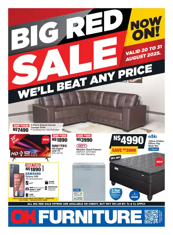 OK Furniture catalogue in Isipingo | Save now with our deals | 2025-08-20T00:00:00.000Z - 2025-08-31T00:00:00.000Z