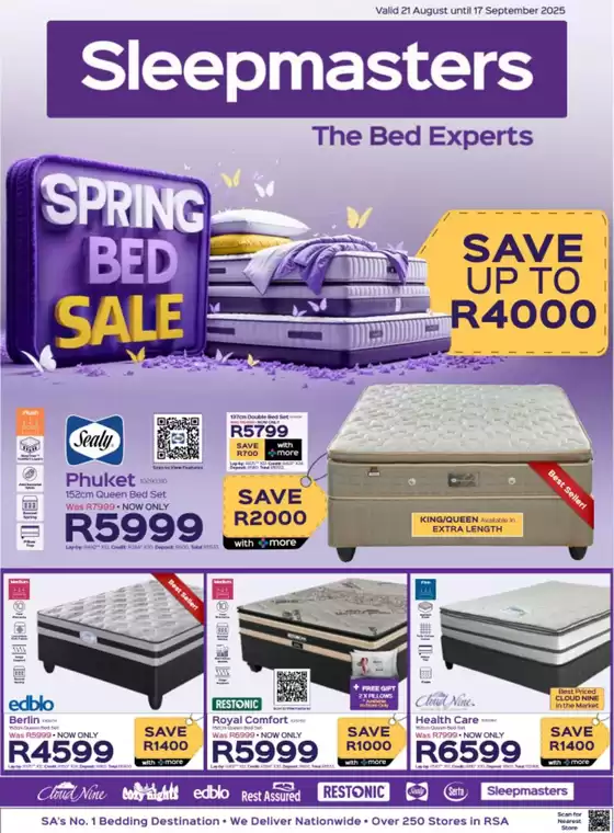 Spring bed sale
