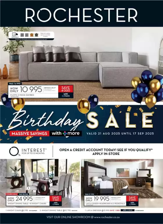 Birthday sale