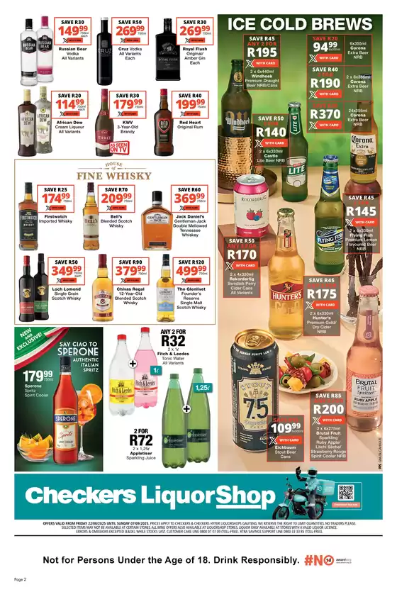 Checkers LiquorShop August Month-End Promotion Gauteng