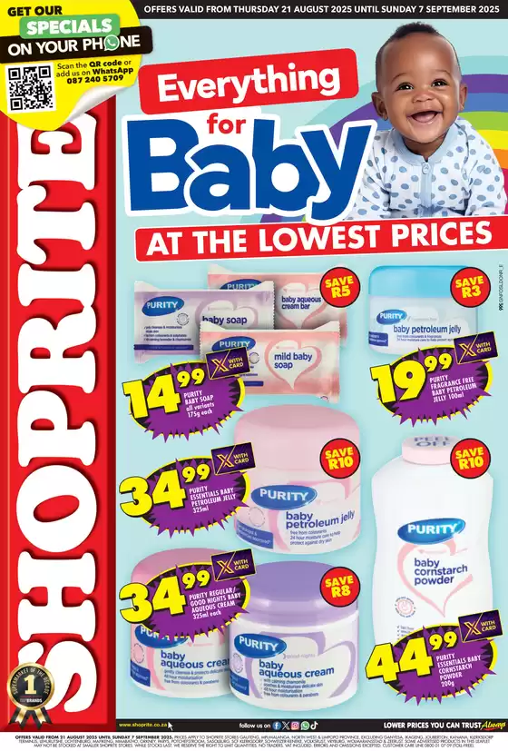 Shoprite catalogue in Johannesburg | Top offers for all bargain hunters | 2025-08-22T00:00:00.000Z - 2025-09-07T00:00:00.000Z
