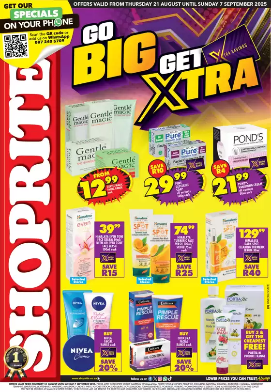 Shoprite catalogue in Johannesburg | Great discounts on selected products | 2025-08-22T00:00:00.000Z - 2025-09-07T00:00:00.000Z
