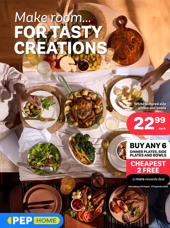 Make room for tasty creations