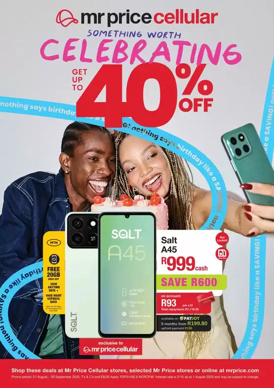 40% off