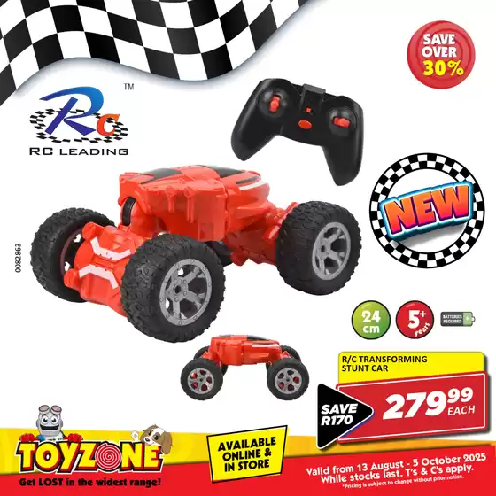 Toy Zone catalogue in Germiston | Toy Zone Sale | 2025-08-22T00:00:00.000Z - 2025-10-05T00:00:00.000Z