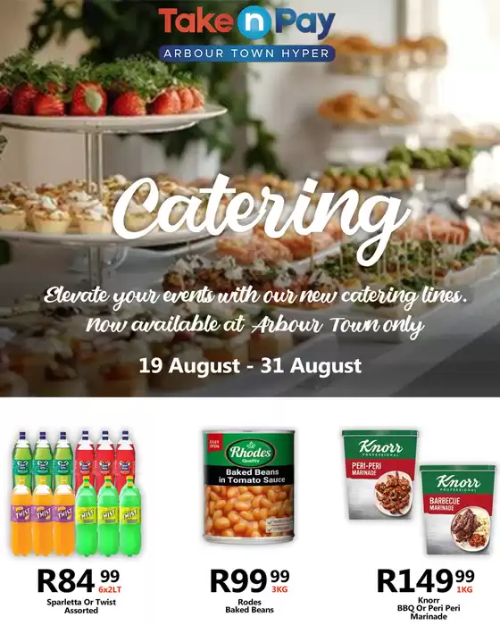 Take N Pay catalogue in Chatsworth | Catering | 2025-08-22T00:00:00.000Z - 2025-08-31T00:00:00.000Z