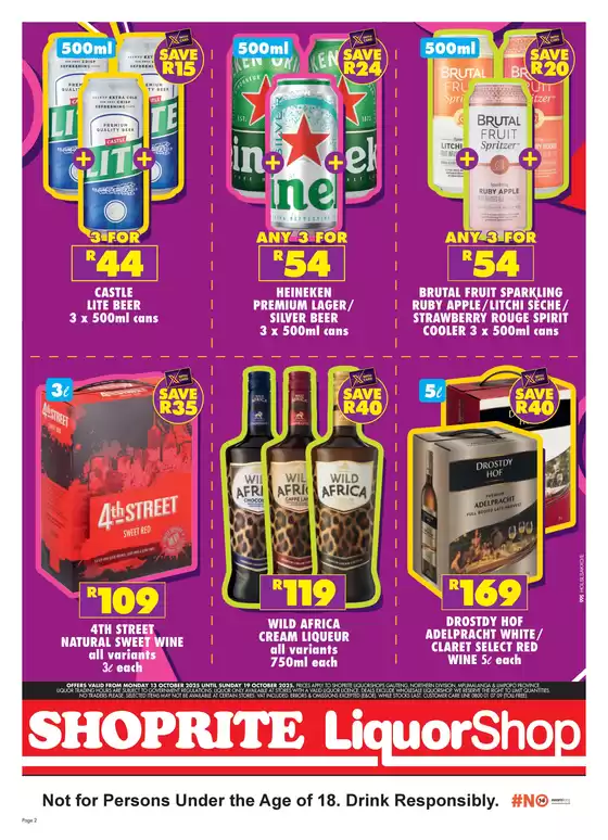 Shoprite LiquorShop Rand A Rama 13 October - 19 October