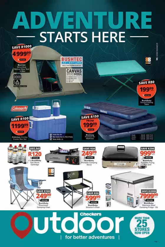 Checkers Outdoor October Month-End Promotion 20 October