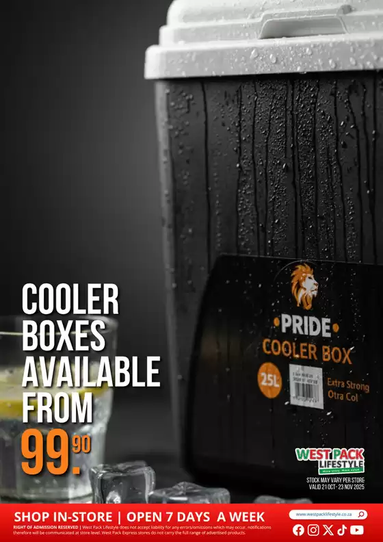 West Pack Lifestyle Sale