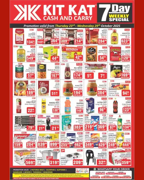 Kit Kat Cash and Carry weekly specials