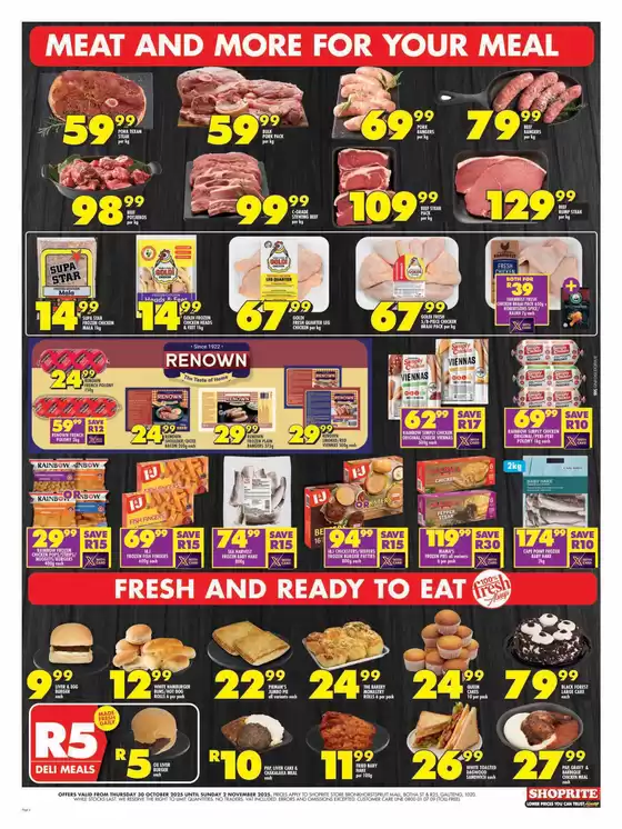 Shoprite Price Store Opening Atok 23 October - 26 October