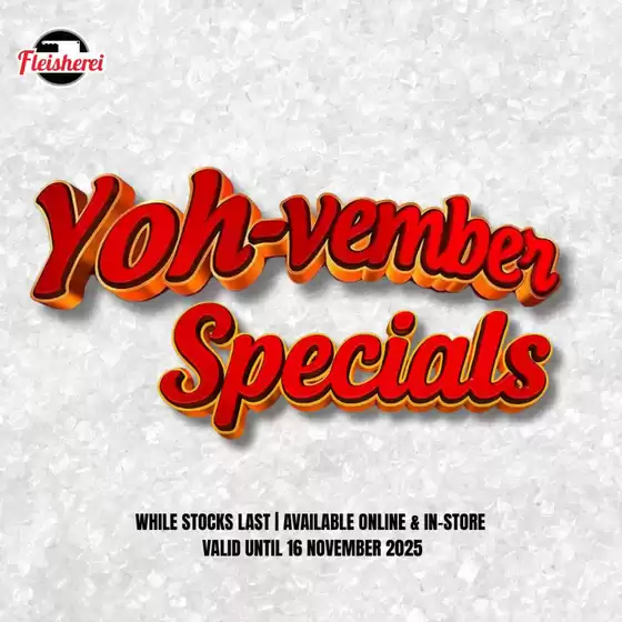 Yoh-vember specials