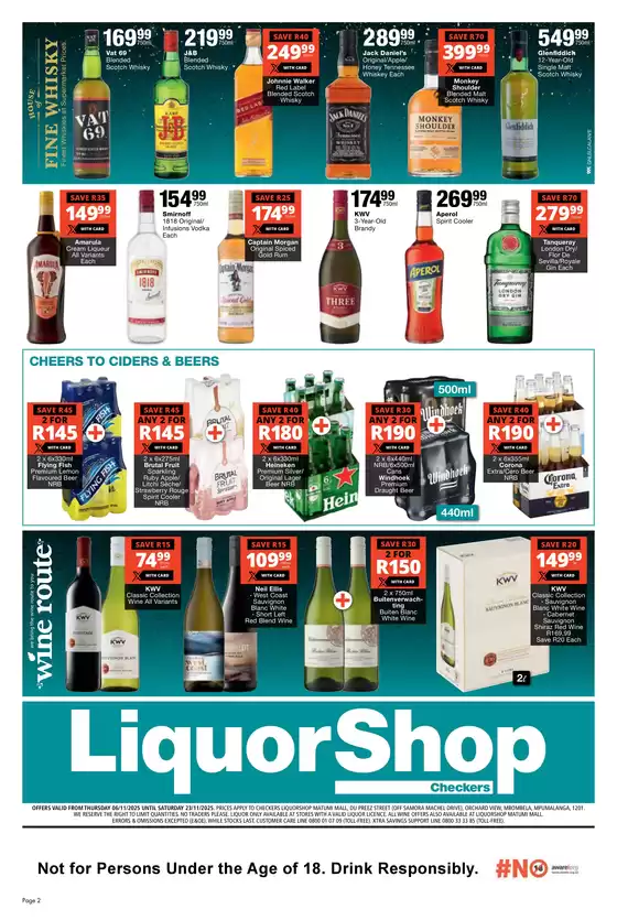 Attractive special offers for everyone