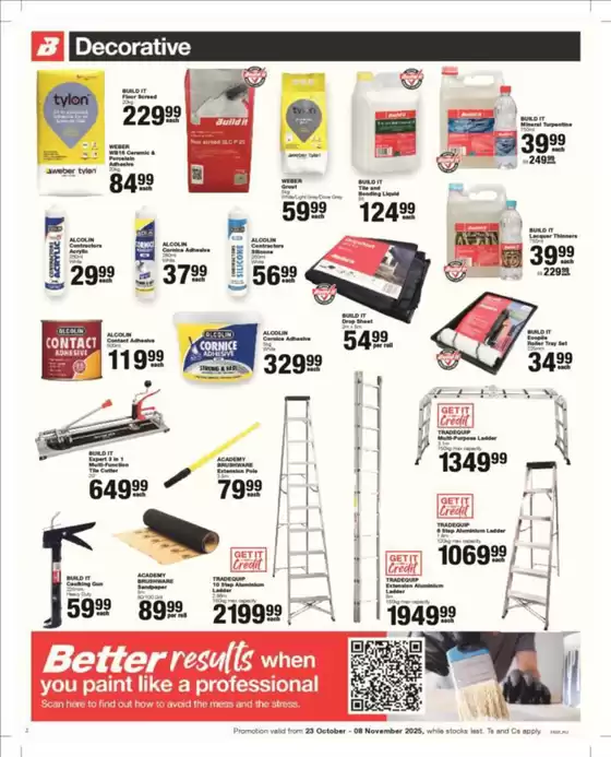 Current special promotions