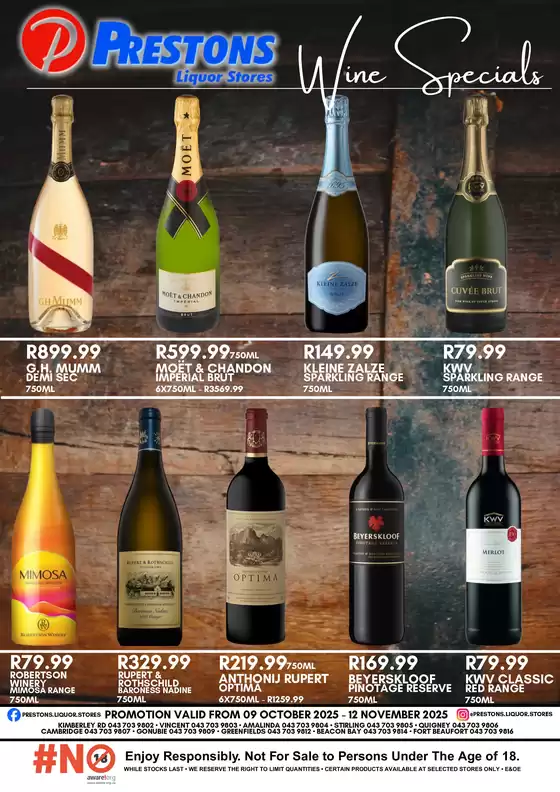 Prestons catalogue in Germiston | Wine Specials | 2025-11-10T00:00:00.000Z - 2025-11-12T00:00:00.000Z