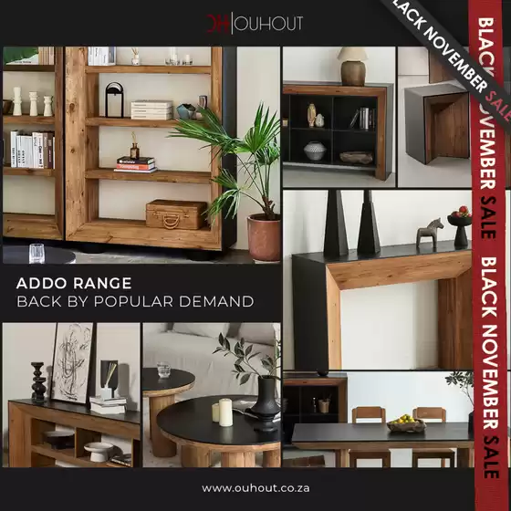 Ouhout Meubels catalogue in Sandton | Black November Sale | 2025-11-12T00:00:00.000Z - 2025-11-30T00:00:00.000Z
