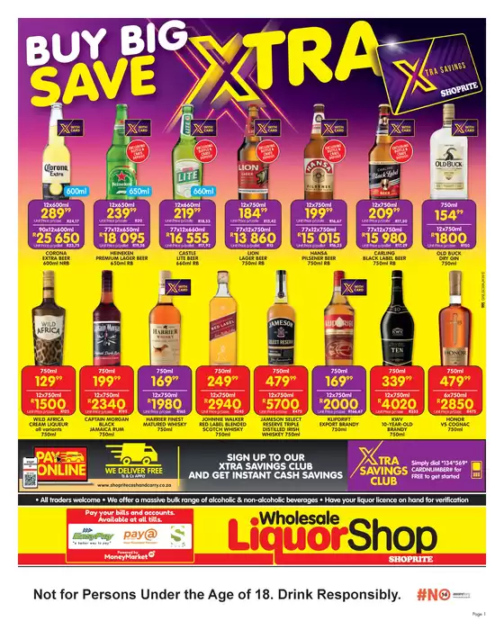 Shoprite LiquorShop catalogue in Johannesburg | Current special promotions | 2025-12-01T00:00:00.000Z - 2025-12-14T00:00:00.000Z