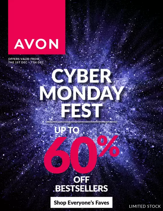 AVON catalogue in Boksburg | AVON Cyber Monday 1 catalogue | 2025-12-01T00:00:00.000Z - 2025-12-07T00:00:00.000Z
