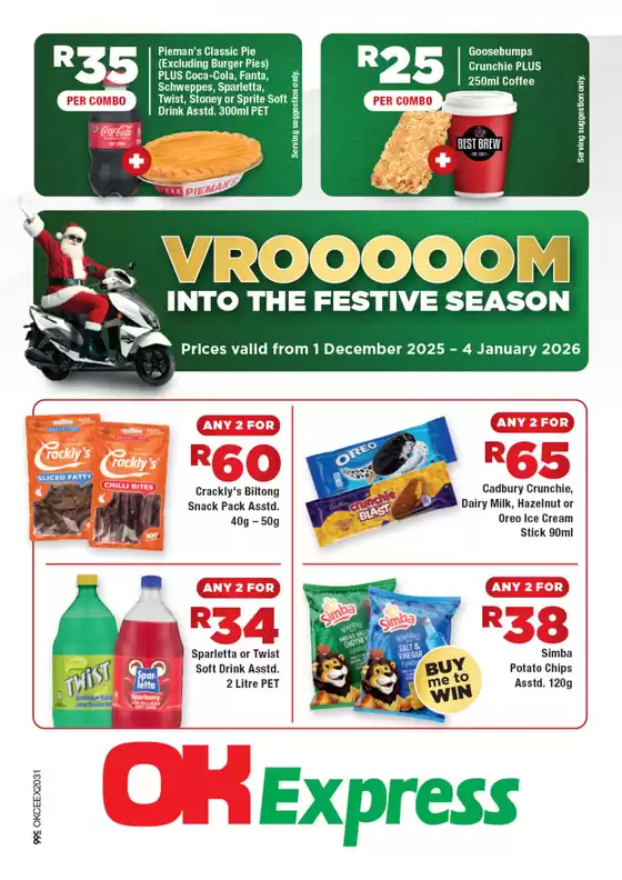 OK Express catalogue in Pretoria | Attractive special offers for everyone | 2025-12-01T00:00:00.000Z - 2026-01-04T00:00:00.000Z