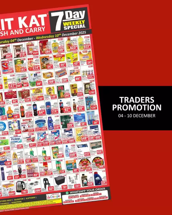 KitKat Cash and Carry catalogue in Benoni | Kit Kat Cash and Carry weekly specials | 2025-12-04T00:00:00.000Z - 2025-12-10T00:00:00.000Z