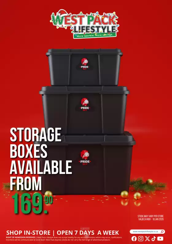 West Pack Lifestyle catalogue | West Pack Lifestyle Sale | 2025-12-04T00:00:00.000Z - 2026-01-18T00:00:00.000Z