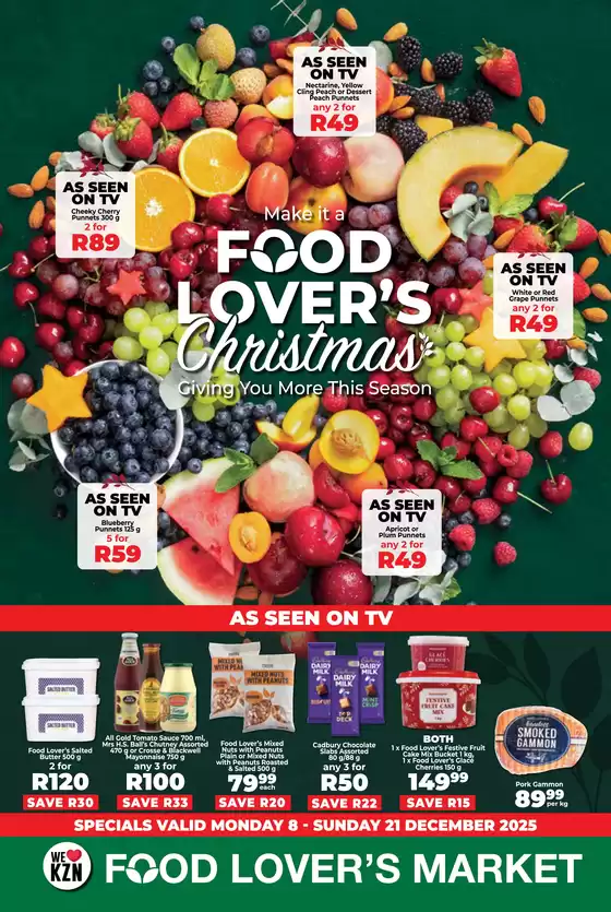 Food Lover's Market catalogue in Ba-Phalaborwa | Exclusive deals and bargains | 2025-12-07T00:00:00.000Z - 2025-12-21T00:00:00.000Z