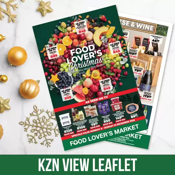 Food Lover's Market catalogue in Ba-Phalaborwa | Current deals and offers | 2025-12-07T00:00:00.000Z - 2025-12-21T00:00:00.000Z