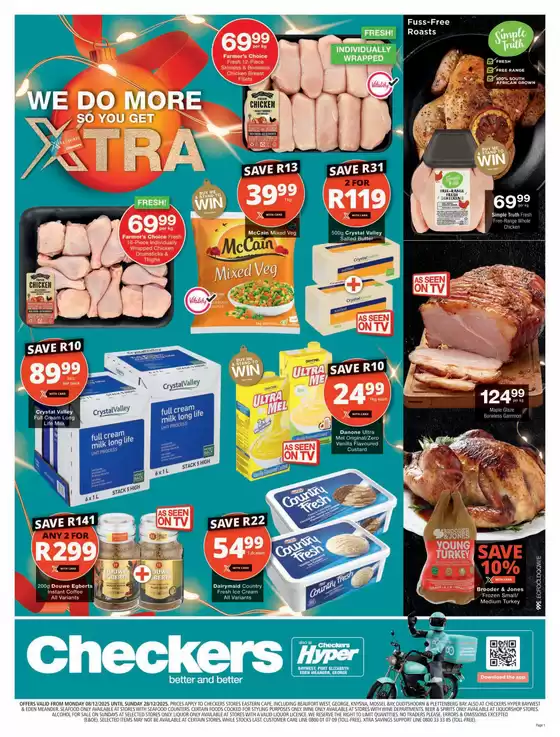 Checkers Hyper catalogue in Patensie | Top deals for all customers | 2025-12-07T00:00:00.000Z - 2025-12-28T00:00:00.000Z