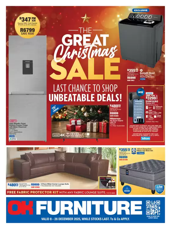 OK Furniture catalogue in Brackenfell | Attractive special offers for everyone | 2025-12-08T00:00:00.000Z - 2025-12-26T00:00:00.000Z