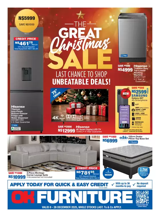 OK Furniture catalogue in Brackenfell | Save now with our deals | 2025-12-08T00:00:00.000Z - 2025-12-26T00:00:00.000Z