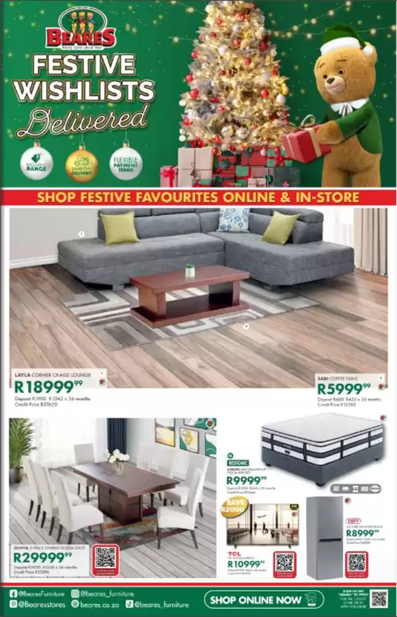 Beares catalogue in Brackenfell | Festive Wishlist Delivered | 2025-12-09T00:00:00.000Z - 2026-01-04T00:00:00.000Z