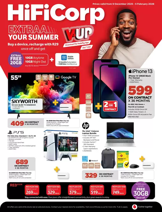 HiFi Corp catalogue in Goodwood | Discounts and promotions | 2025-12-09T00:00:00.000Z - 2026-02-05T00:00:00.000Z