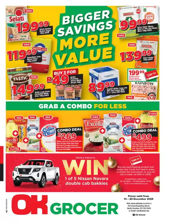 OK Grocer catalogue in Soshanguve | Top offers for smart savers | 2025-12-10T00:00:00.000Z - 2025-12-28T00:00:00.000Z