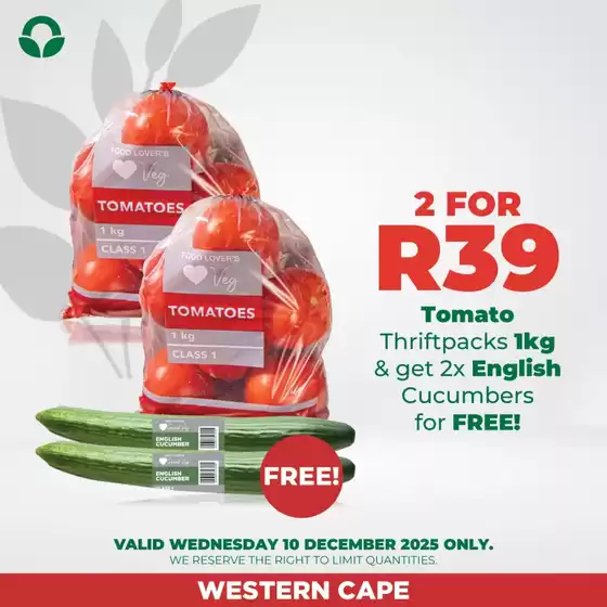 Food Lover's Market catalogue in Ga-Rankuwa | Food Lover's Market weekly specials | 2025-12-09T00:00:00.000Z - 2025-12-10T00:00:00.000Z