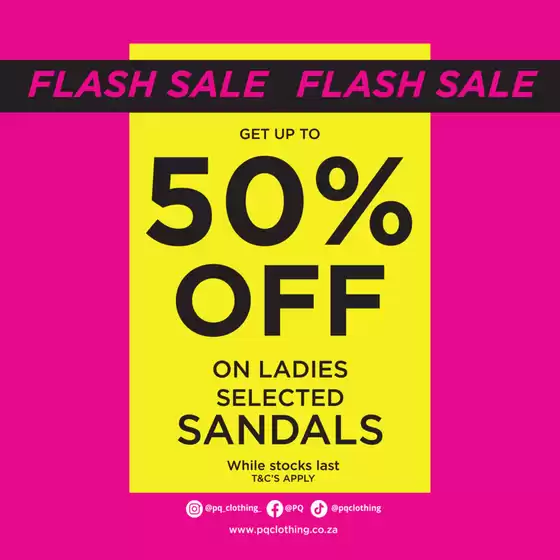 PQ Clothing catalogue in Springs | Flash sale | 2025-12-10T00:00:00.000Z - 2025-12-17T00:00:00.000Z