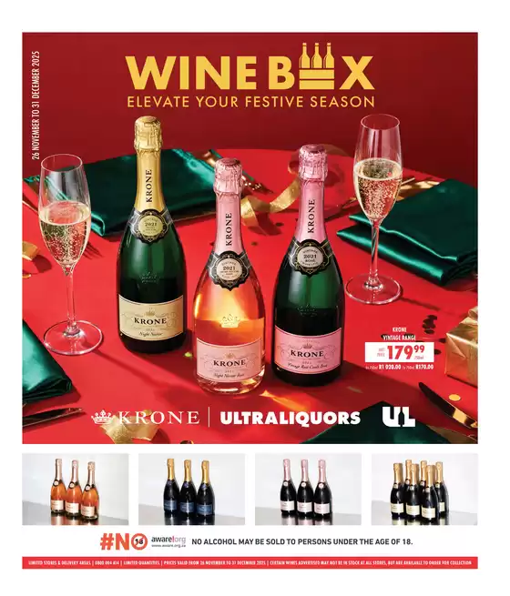 Ultra Liquors catalogue in Madadeni | Winebox Elevate Your Festive Season | 2025-12-10T00:00:00.000Z - 2025-12-31T00:00:00.000Z