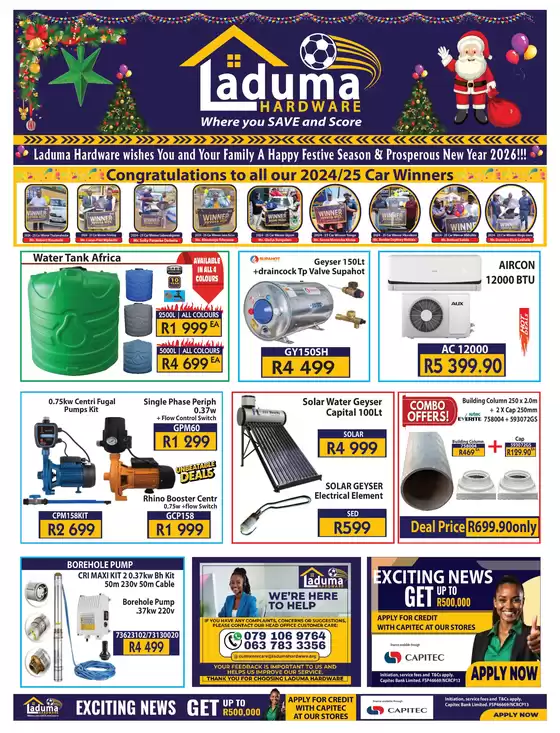 Laduma Hardware catalogue in Stellenbosch | Offerte esclusive e affari | 2025-12-12T00:00:00.000Z - 2026-01-01T00:00:00.000Z