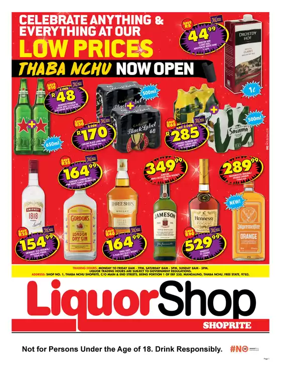Shoprite LiquorShop catalogue in Despatch | Shoprite LiquorShop Savings Thaba Nchu 12 December - 21 December | 2025-12-12T00:00:00.000Z - 2025-12-21T00:00:00.000Z