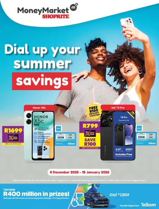Shoprite catalogue in Klerksdorp | Shoprite Money Market Summer Deals - 08 to 28 December | 2025-12-08T00:00:00.000Z - 2026-01-18T00:00:00.000Z