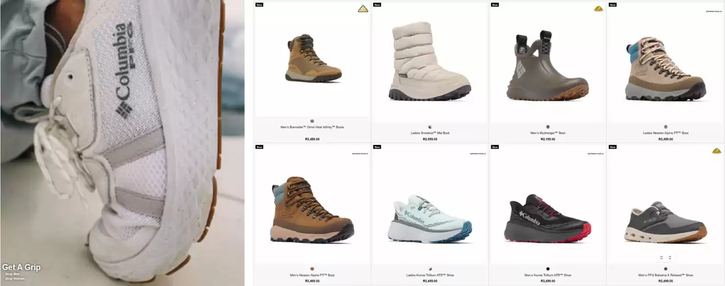 Columbia catalogue in Klerksdorp | Columbia Sale | 2025-12-12T00:00:00.000Z - 2025-12-26T00:00:00.000Z