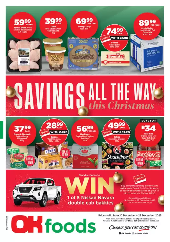 OK Foods catalogue in Klerksdorp | Exclusive bargains | 2025-12-10T00:00:00.000Z - 2025-12-28T00:00:00.000Z